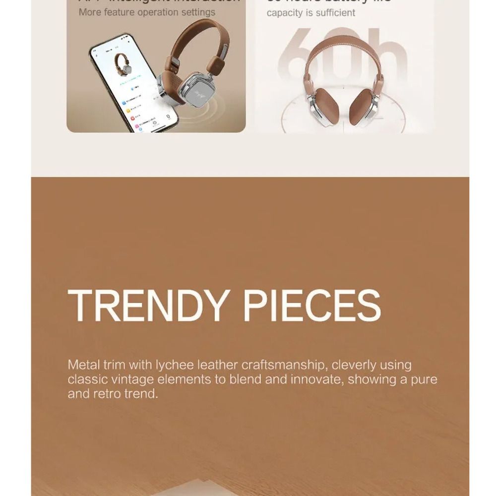 iKF R2 Retro Wireless Headphones - view 4