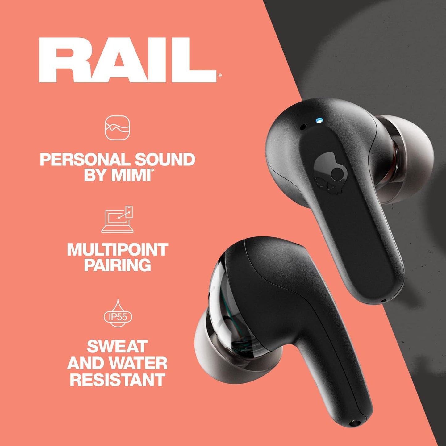 Skullcandy Rail ANC Wireless Earbuds - view 2