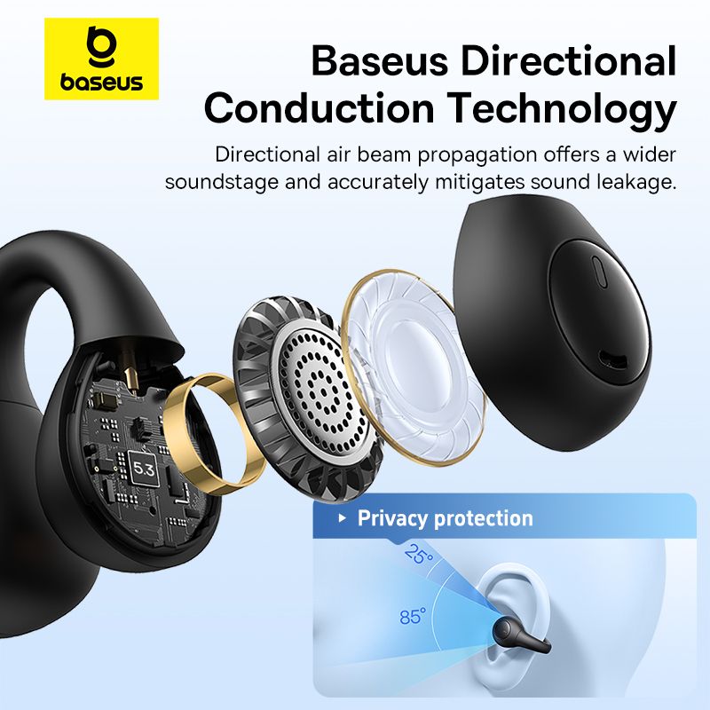Baseus AirGo AS01 Ear-Clip Wireless Earbuds - view 3