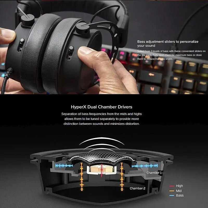 HyperX Cloud Alpha S Wired Gaming Headset - view 5