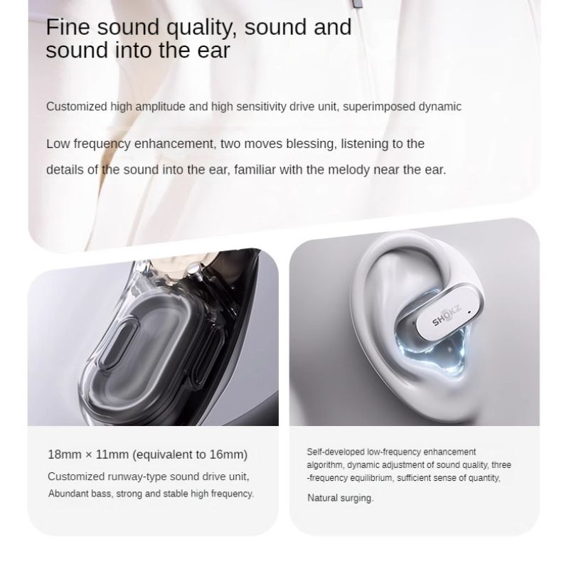 SHOKZ OpenFit Air T511 Open-Ear Wireless Earbuds - view 4