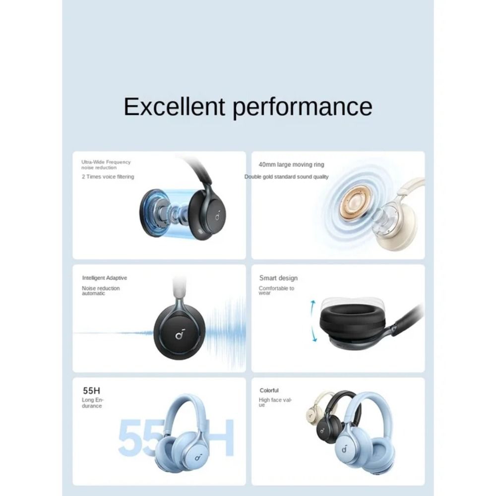 Anker Soundcore Space One Wireless Headphones - view 2