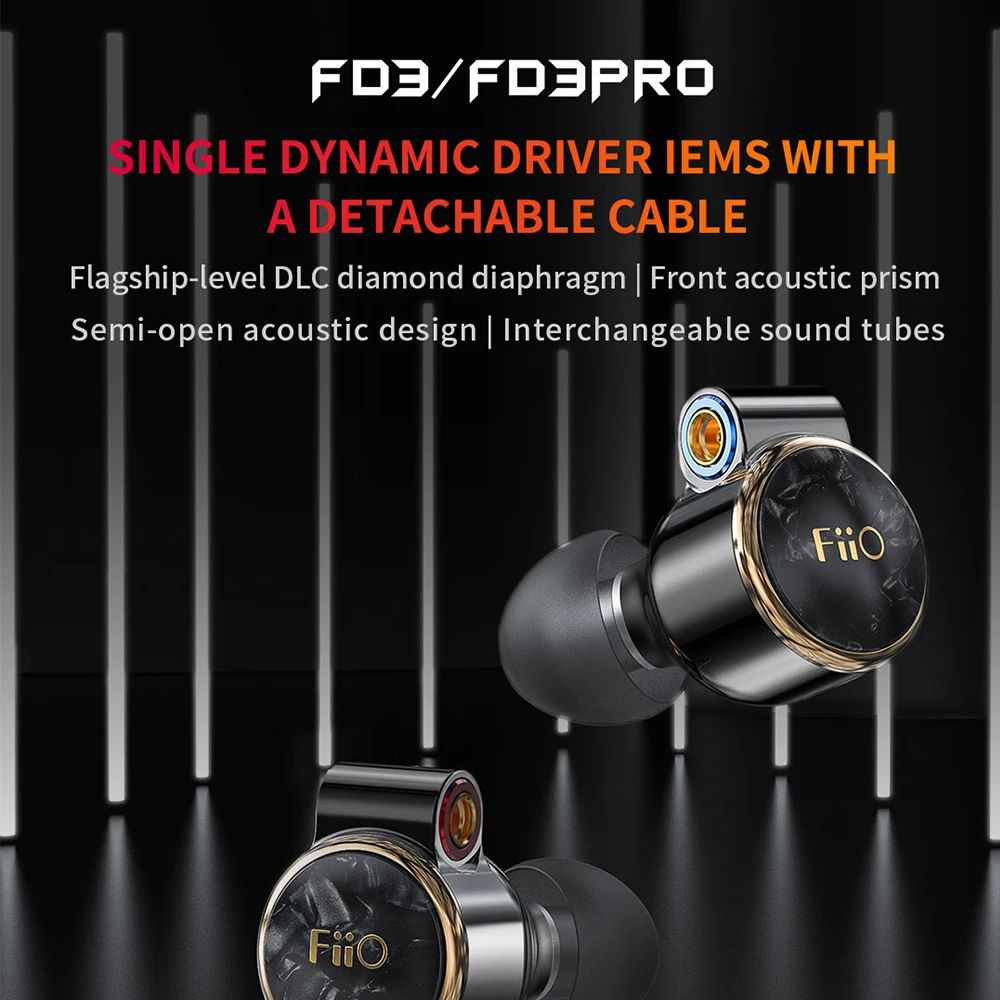 FiiO FD3 Pro Dynamic Driver Hi-Res IEMs