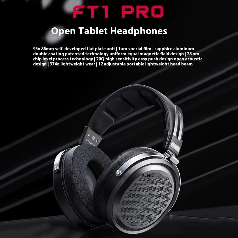 FiiO FT1 Pro Open-Back Planar Magnetic Headphones