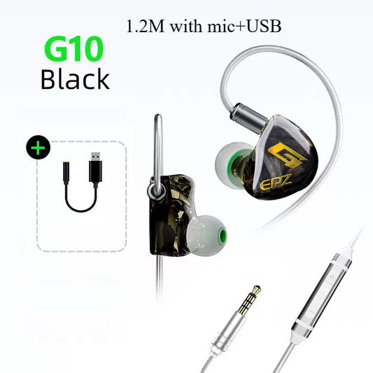 EPZ G10 Wired Earbuds with Mic USB-C