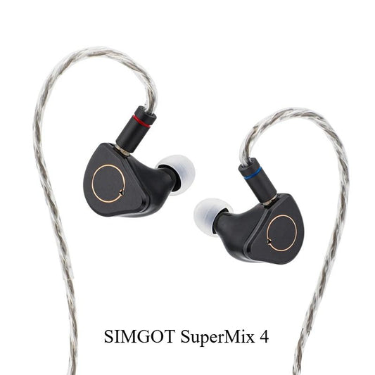 SIMGOT SuperMix 4 IEM — 1DD+1BA+1Planar+1PZT Quadbrid