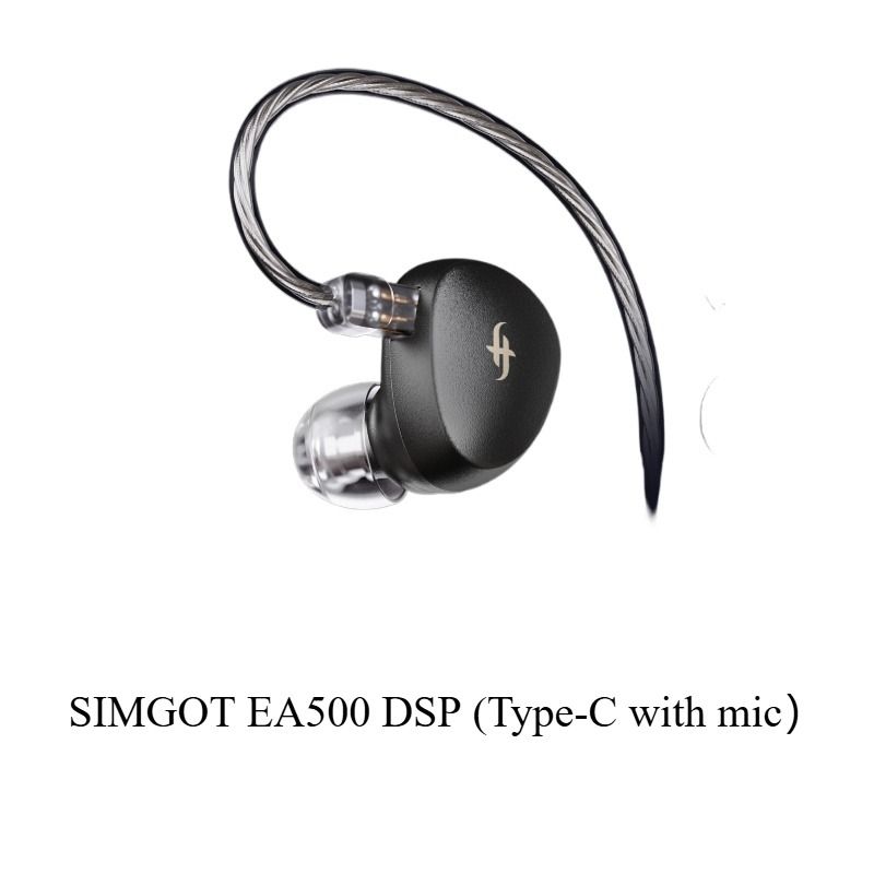 SIMGOT EA500 IEM — 10mm DLC Dynamic, Tuning Nozzles