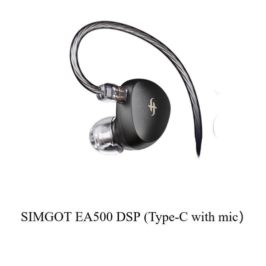 SIMGOT EA500 IEM — 10mm DLC Dynamic, Tuning Nozzles