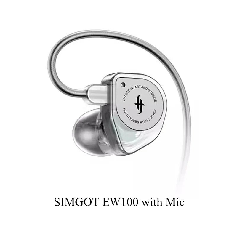 SIMGOT EW100 HiFi Wired Earphones with Mic