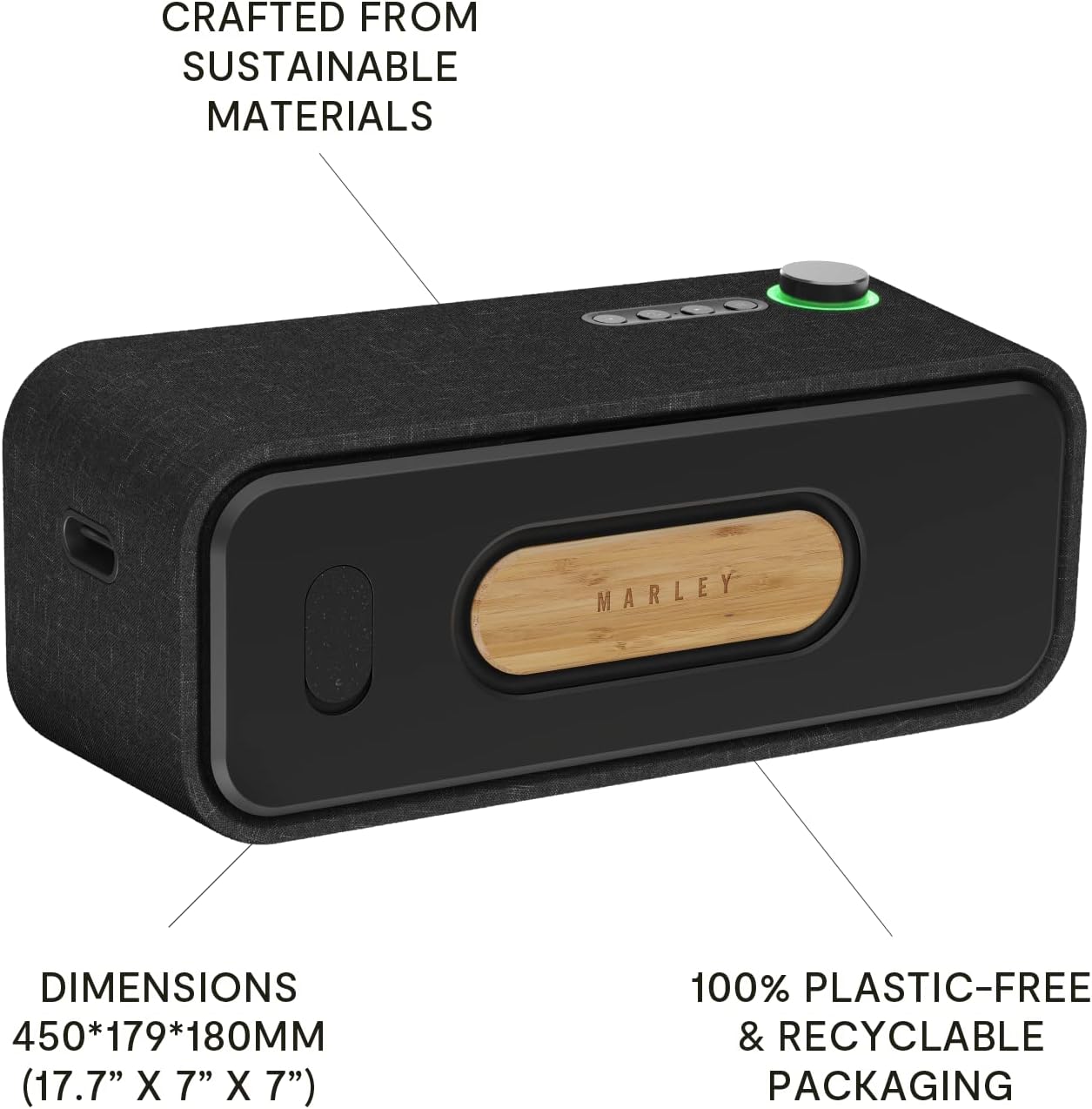 House of Marley GT2 XL Bluetooth Party Speaker - view 3