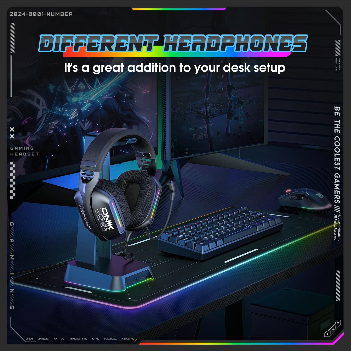 Onikuma X12 Wired Gaming Headset with Mic - view 4
