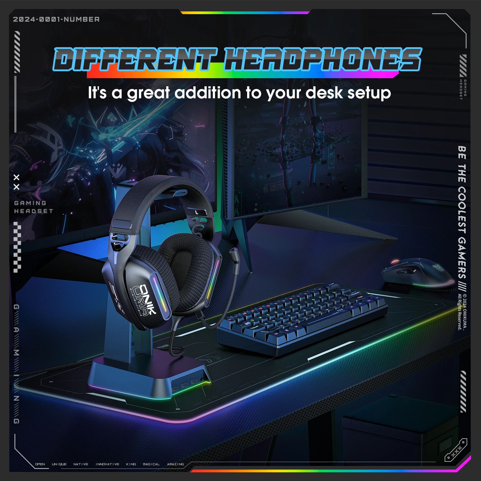 Onikuma X12 Wired Gaming Headset with Mic - view 4