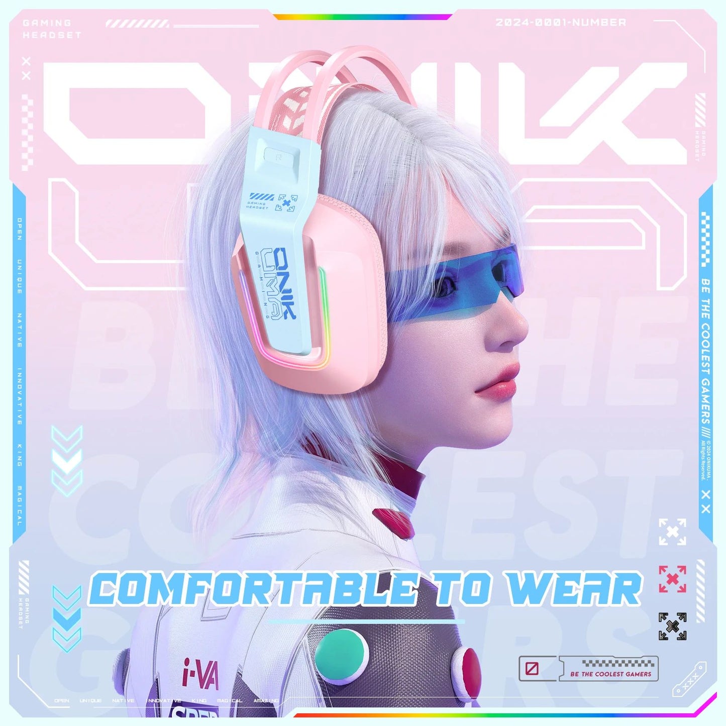 Onikuma X13 Wired Surround Gaming Headset - view 5