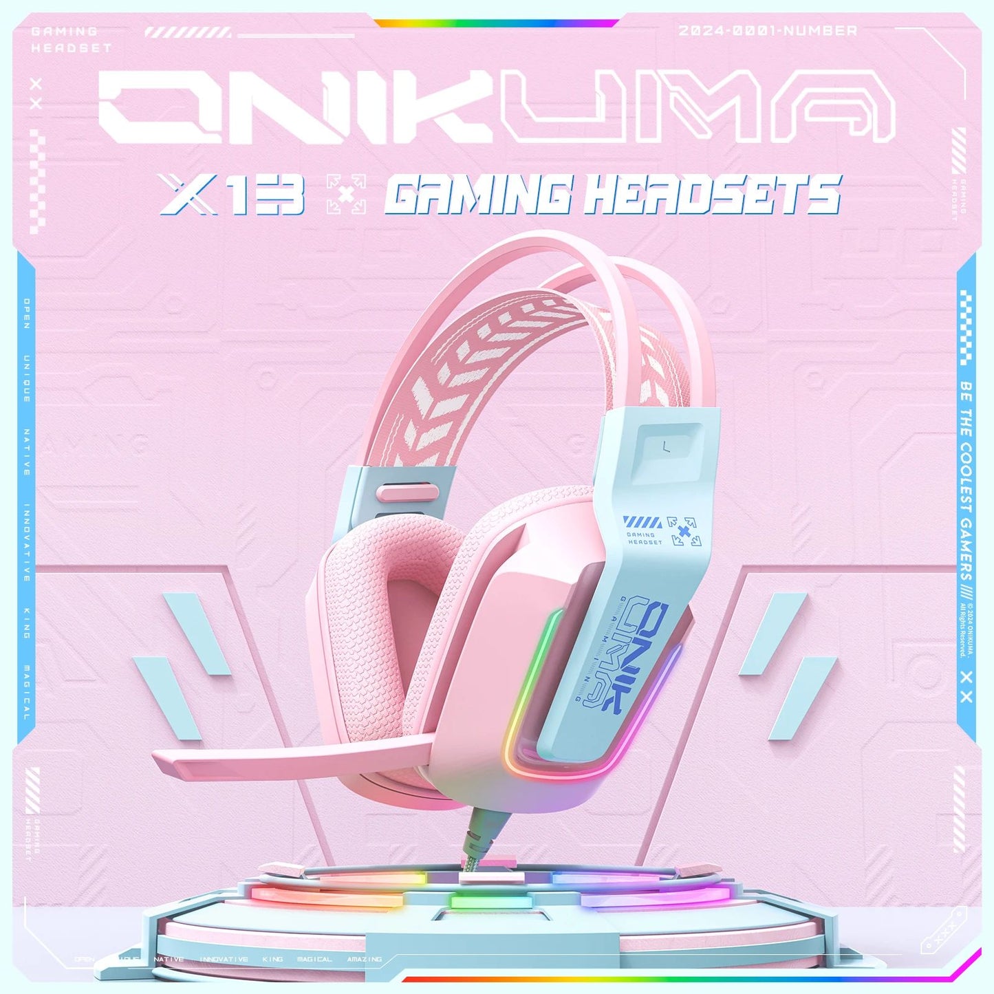Onikuma X13 Wired Surround Gaming Headset - view 3