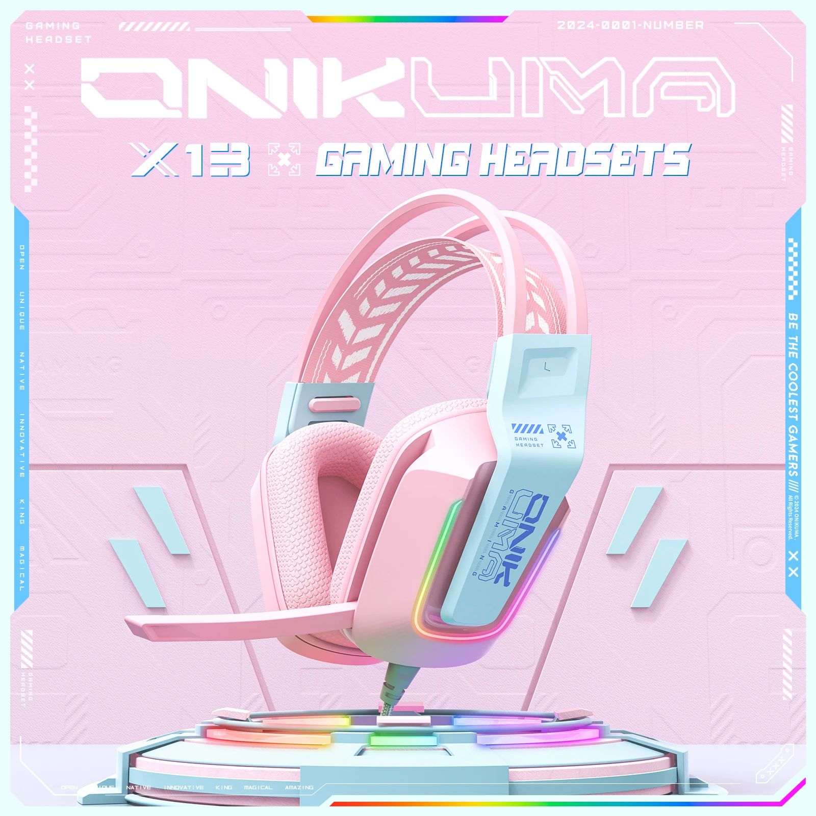 Onikuma X13 Wired Surround Gaming Headset - view 3