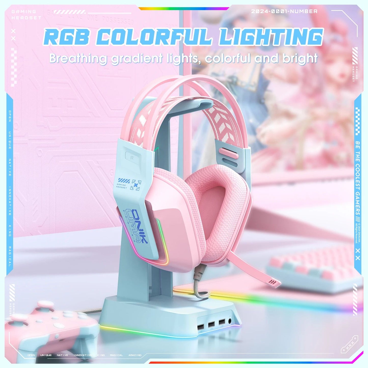 Onikuma X13 Wired Surround Gaming Headset - view 2