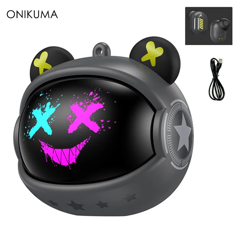 Onikuma T20 TWS Bluetooth 5.3 Gaming Earbuds