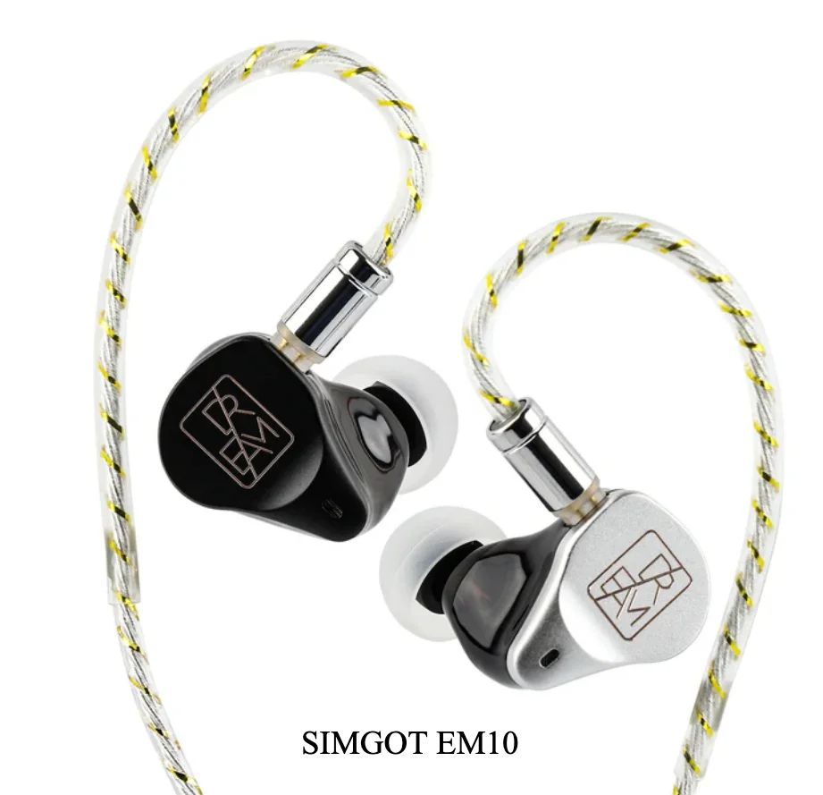 SIMGOT EM10 1DD+8BA+1PZT Tribrid IEMs