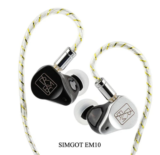 SIMGOT EM10 1DD+8BA+1PZT Tribrid IEMs