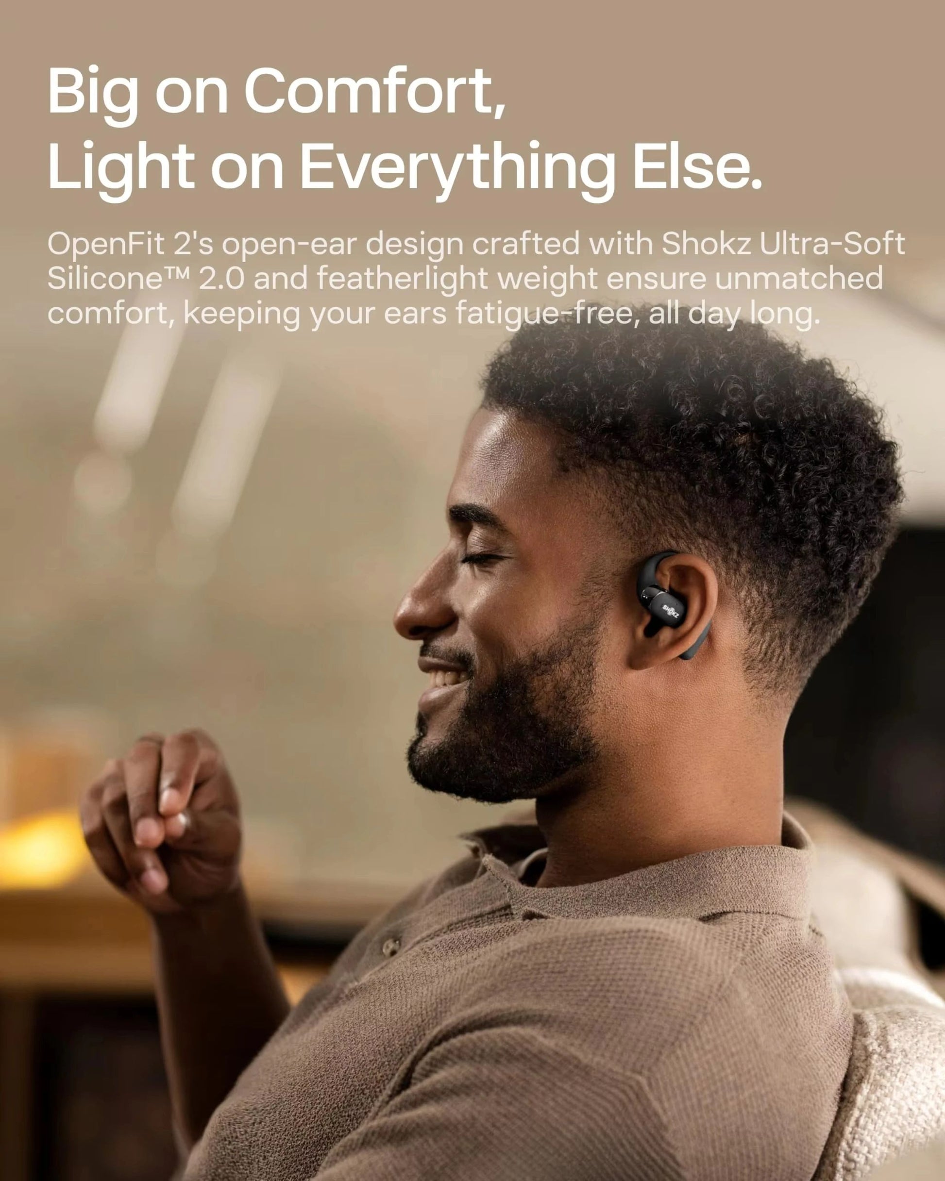 SHOKZ OpenFit 2 T920 Open-Ear Wireless Earbuds - view 3