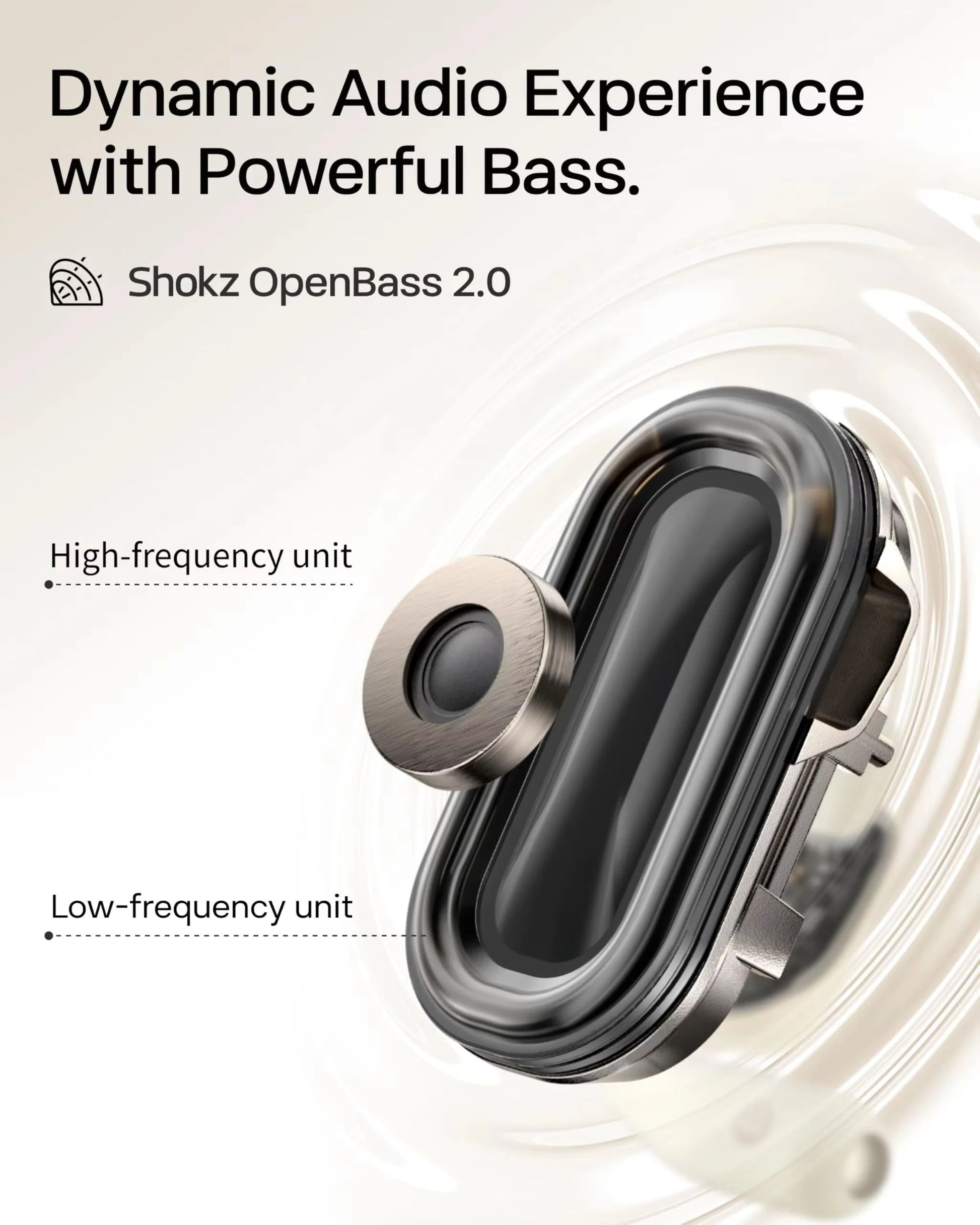 SHOKZ OpenFit 2 T920 Open-Ear Wireless Earbuds - view 2