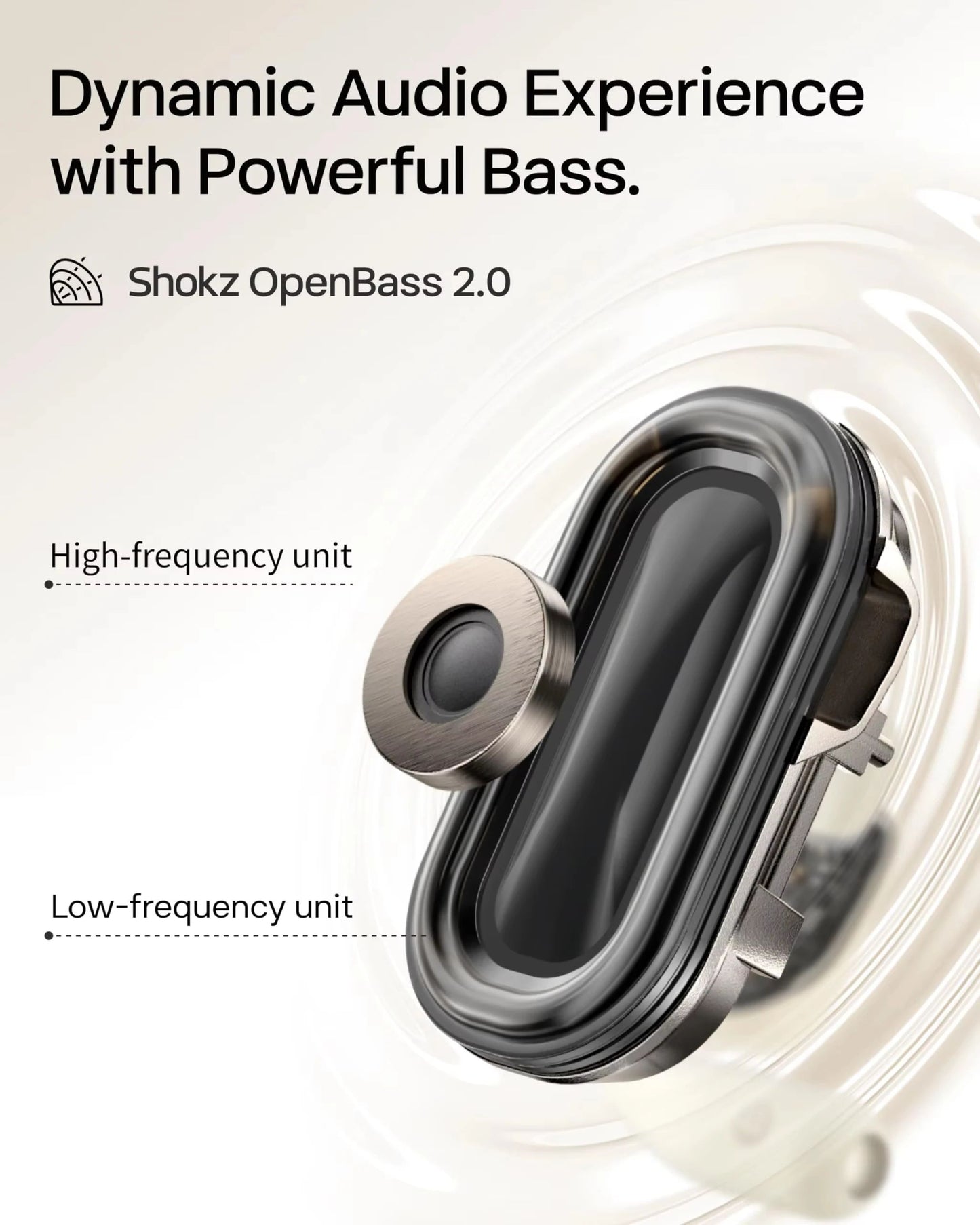SHOKZ OpenFit 2 T920 Open-Ear Wireless Earbuds - view 2