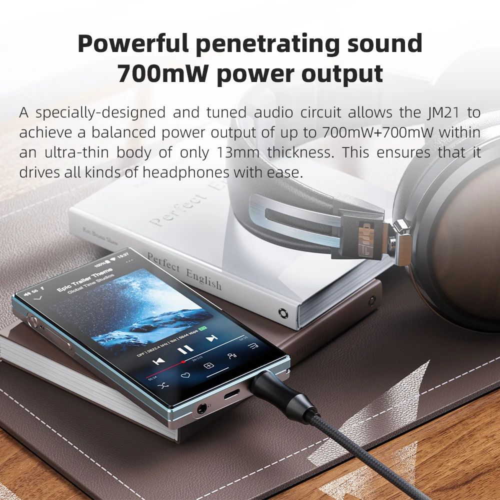 FiiO JM21 Android Music Player — Dual CS43198, 4.4mm
