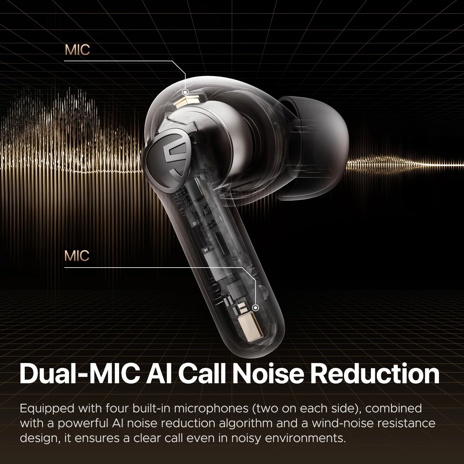 SoundPEATS T3 Pro TWS Earbuds - view 4
