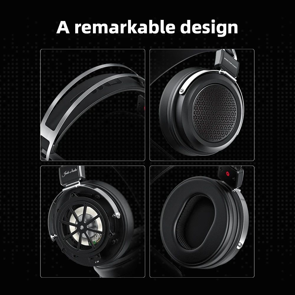 FiiO JadeAudio JT1 Studio Headphones — 50mm Dynamic Driver