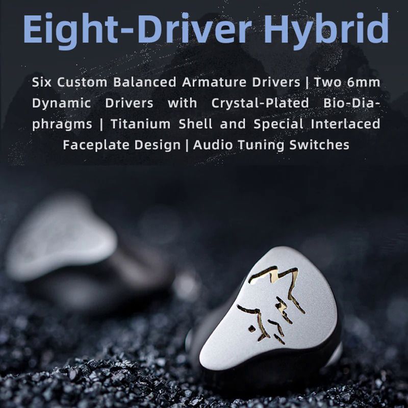 Shanling ME900 2DD+6BA Hybrid IEMs