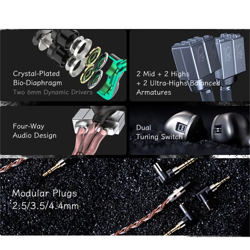Shanling ME900 2DD+6BA Hybrid IEMs