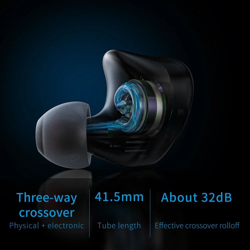 FiiO FH3 Hybrid Driver In-Ear Monitors