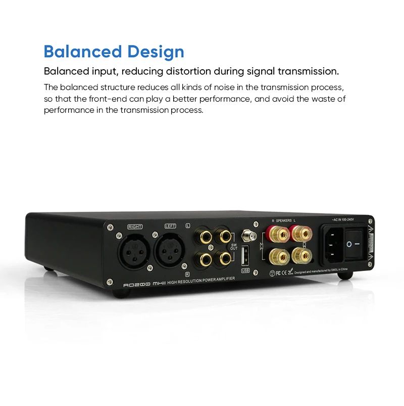 SMSL AO200 MKII Digital Amplifier