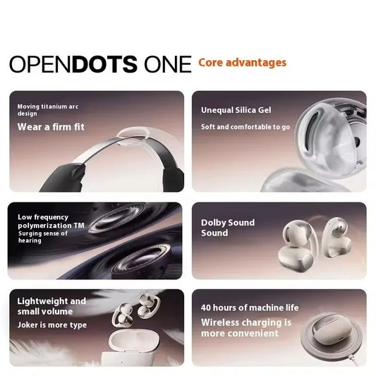 SHOKZ OpenDots ONE E310 Open-Ear Earbuds