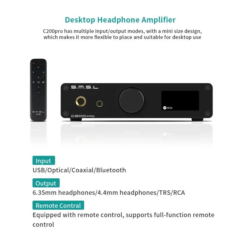 SMSL C200 Pro DAC & Headphone Amp