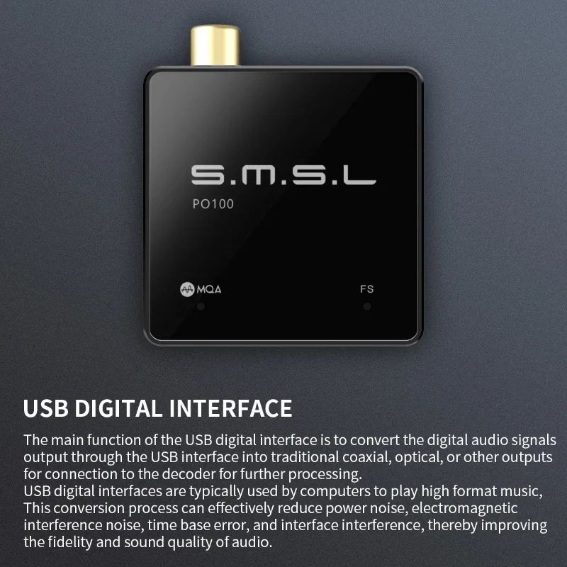SMSL PO100 USB-C Digital Interface