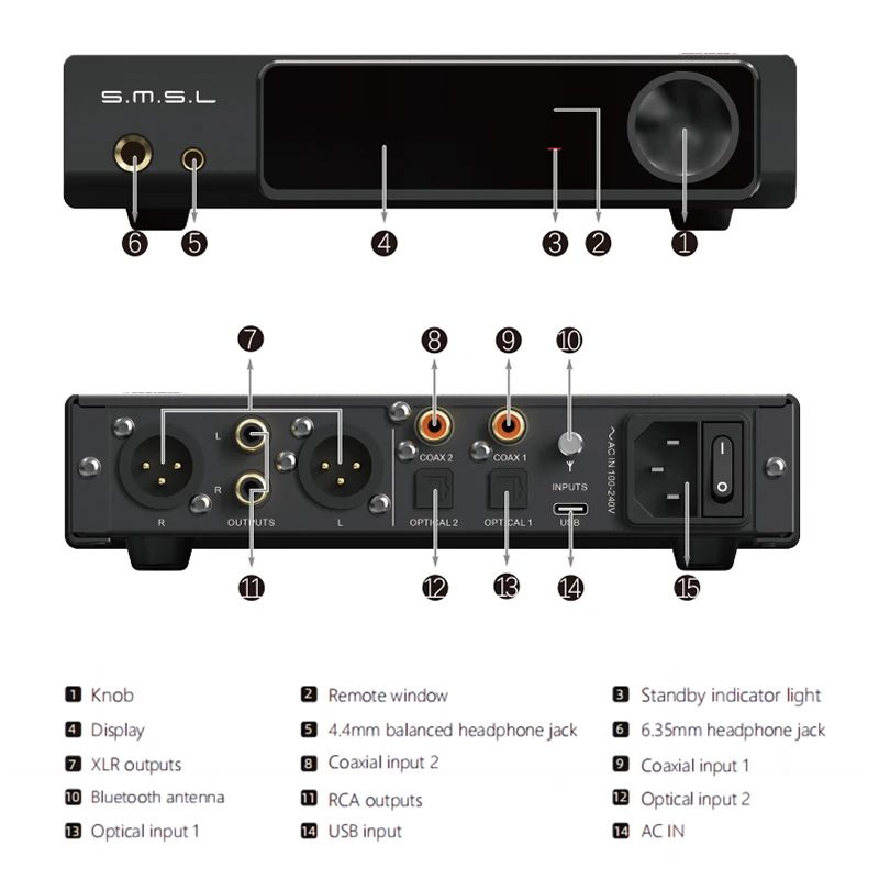 SMSL RAW-MDA1 Hi-Res DAC