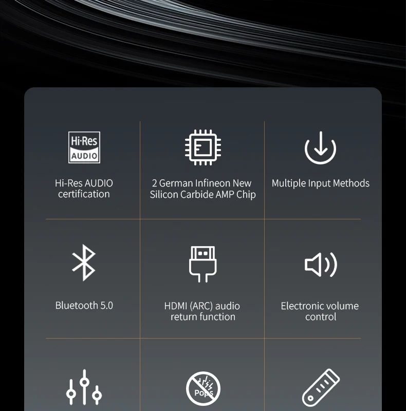 SMSL A200 Hi-Res Power Amplifier