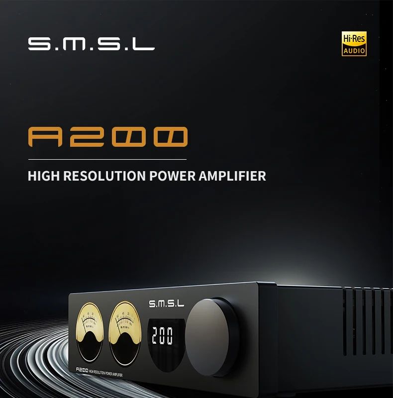 SMSL A200 Hi-Res Power Amplifier
