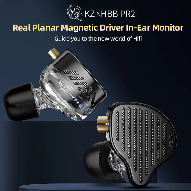 KZ x HBB PR2 Planar Driver In-Ear Monitors