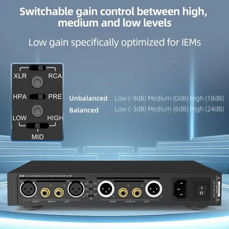 SMSL VMV P2 Balanced Headphone Amplifier