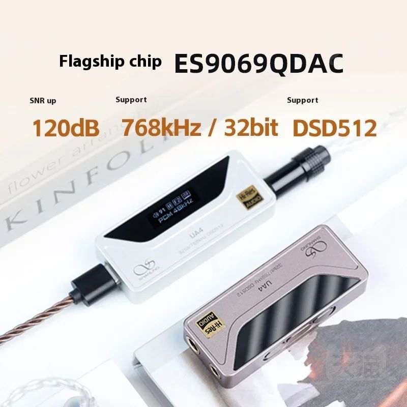 Shanling UA4 USB DAC/Amp — ES9069Q, 4.4mm Balanced, 211mW