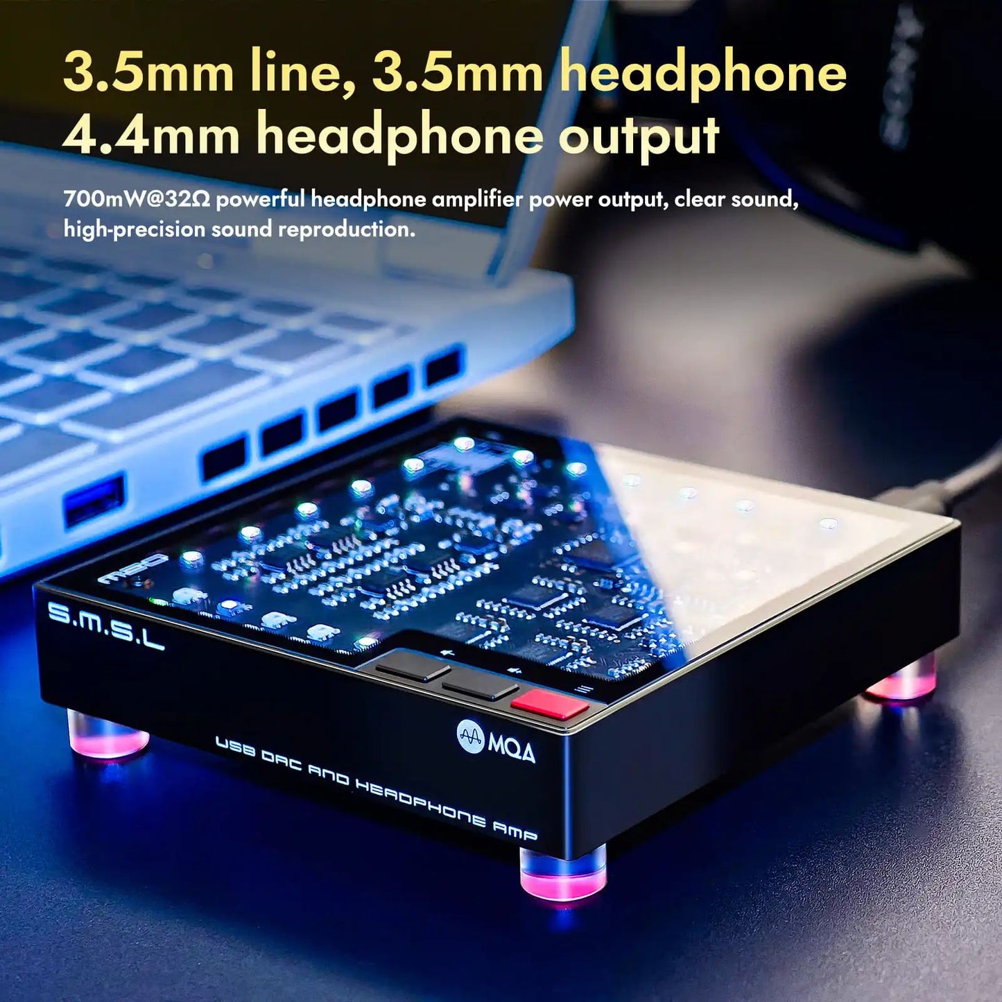 SMSL M20 Gaming DAC & Headphone Amp
