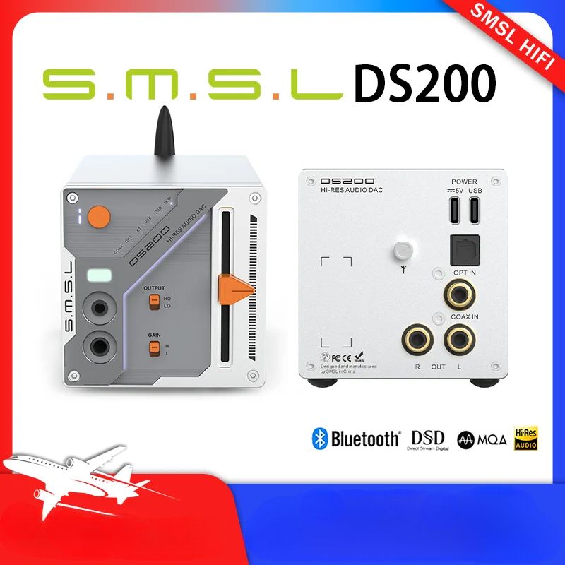 SMSL DS200 Hi-Res DAC & Headphone Amp