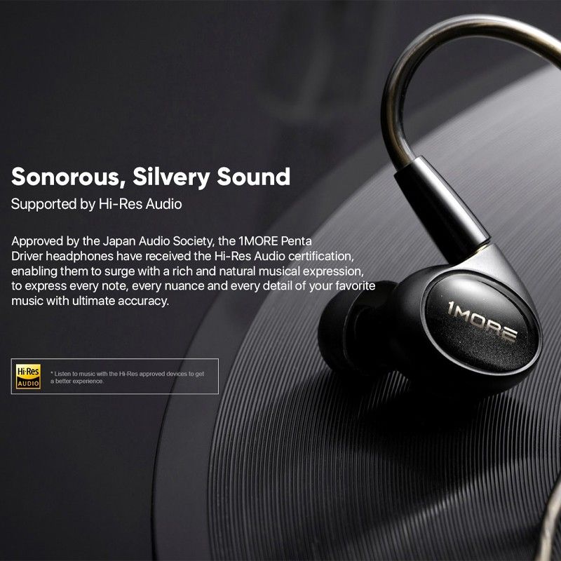 1More Penta Driver P50 Hi-Res IEMs