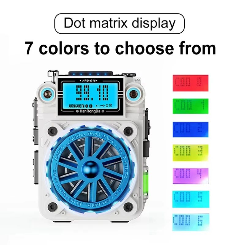 HanRongDa HRD-G18 Bluetooth Speaker FM