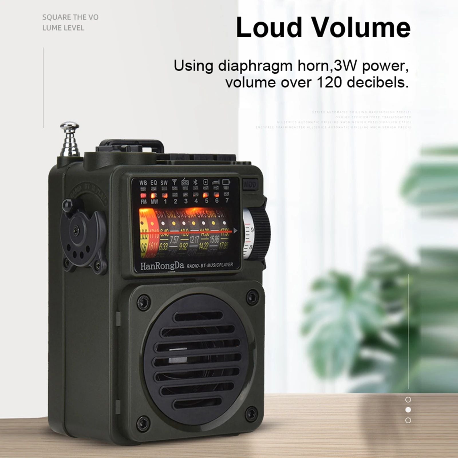 HanRongDa HRD-700 Portable AM FM Radio - view 5