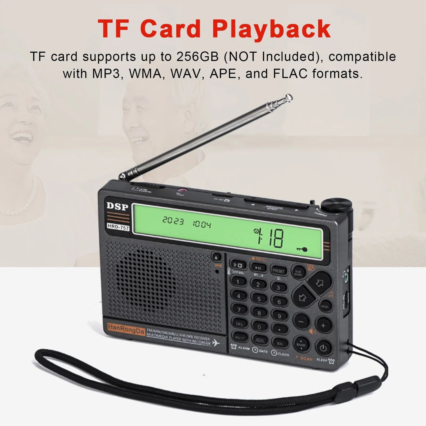 HanRongDa HRD-757 Multiband Portable Radio Player - view 5