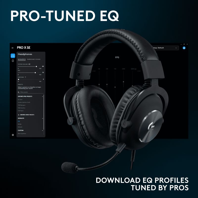 Logitech G Pro X SE Wired Gaming Headset - view 3