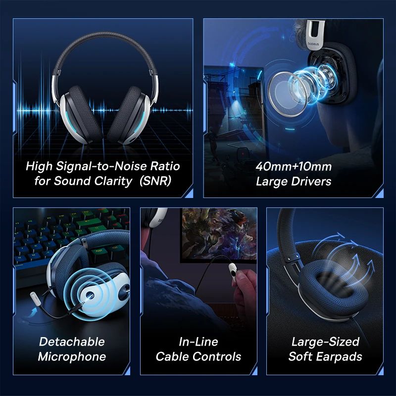 Baseus GoPlay 1+max USB 7.1 Gaming Headset - view 2
